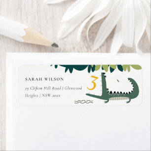 Joli Green Chomp Alligator Swamp Adresse des enfan
