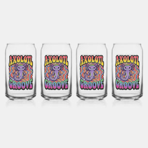 Joli groove rétro axolotl tripant années 70 hippie
