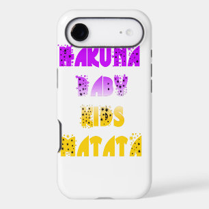 Joli Hakuna Matata Bébé Enfants G Violet et Jaune
