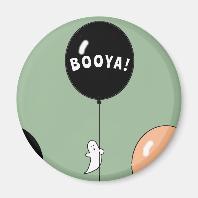 Joli Halloween Anniversaire Ghost Magnet (Devant)