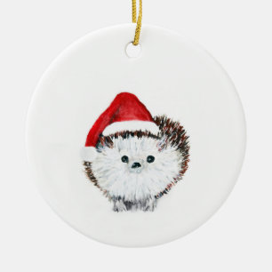 Joli hérisson ornement de Noël