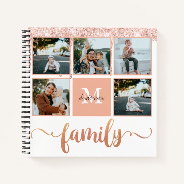 Joli journal familial personnalisable (Devant)