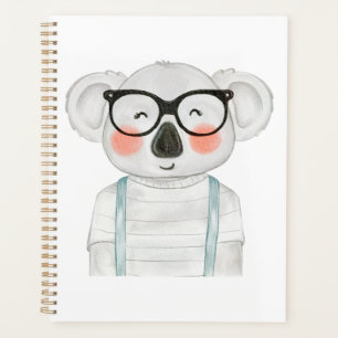 Joli Koala Aquarelle avec Lunettes