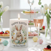 Joli lapin de Pâques au printemps à l'aquarelle