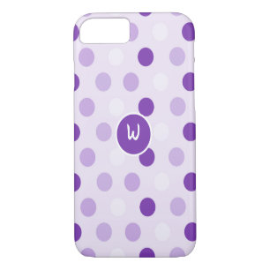 Joli Lavender Pois Coque-Mate coque iphone