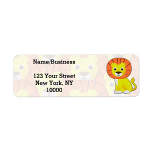 Joli Lion Bébé sur tout le Motif d'impression