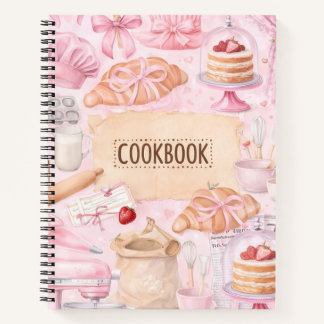Joli livre de cuisine vierge pour écrire des recet