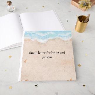 Joli livre pour un mariage utilisé pour écrire de 