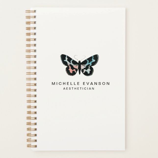 Joli logo de papillon aquarelle simple (Devant)