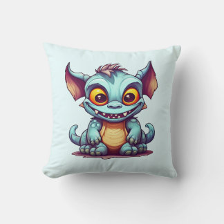 Joli Monster Dragon Petit Tom Jeter Oreiller