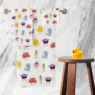 Joli Monstres colorés Funny Enfants Motif