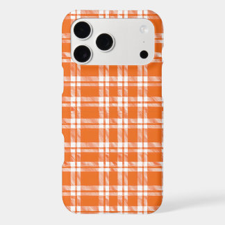 Joli motif carreaux gingham orange rétro