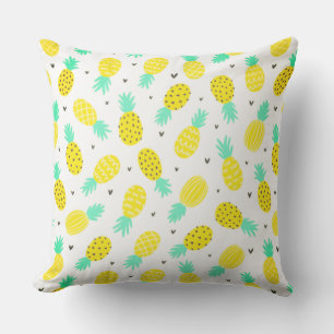 Joli Motif d'ananas Tropical Patio Coussin