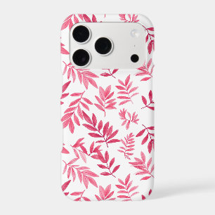 Joli motif de feuille tropicale rose de plage