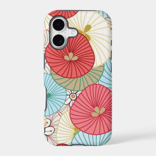 Joli motif floral abstrait coloré et occupé