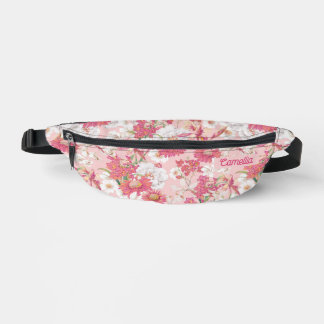 Joli motif floral coloré rose fille personnalisée 