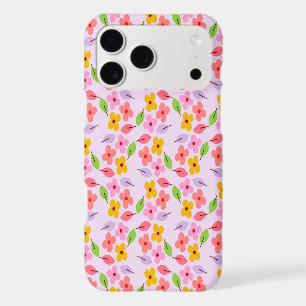 Joli motif floral pastel rose tendre féminin