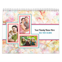 Joli Motif Photo personnalisée Calendrier 2021