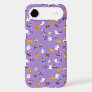 Joli motif sans fin Halloween violet - Effrayant