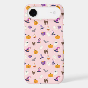 Joli motif transparent d'Halloween rose - Effrayan
