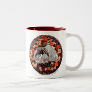 Joli Mug Design Fleur de Pékinois