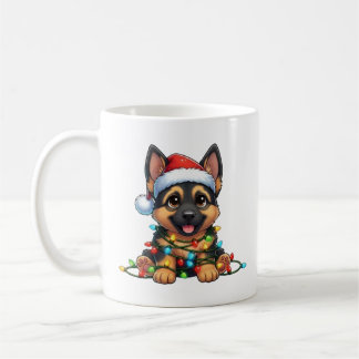 Joli Noël berger allemand Mug