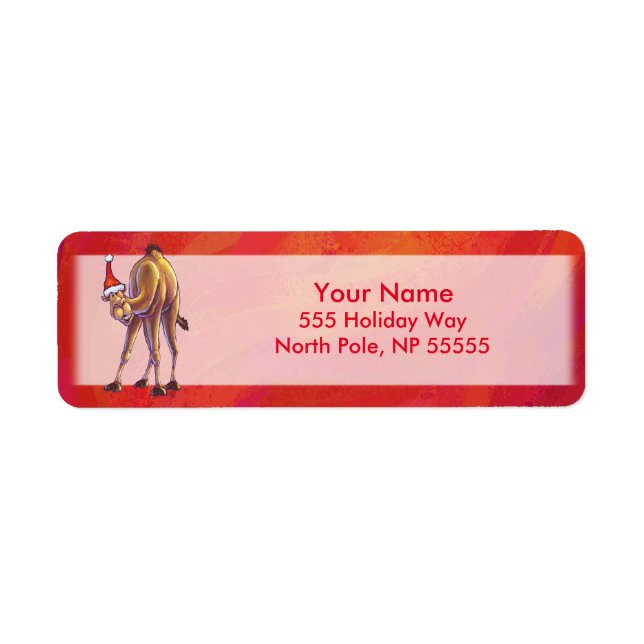 Joli Noël Camel En Rouge (Devant)