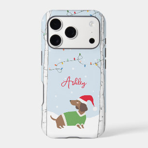 Joli Noël Vacances d'hiver Dachshund