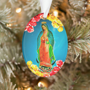 Joli Ornement de Fête de Notre-Dame de Guadalupe
