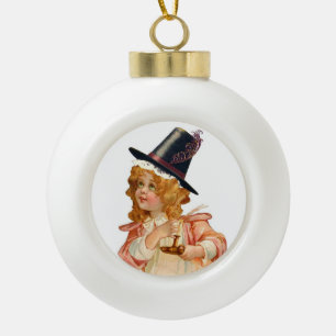 Joli ornement de fille de Gallois