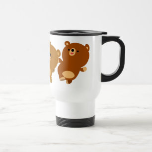 Joli Ours De Cartoon Facétieux Voyage Mug