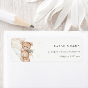 Joli Ours d'ivoire Balloon Floral Bunch Adresse ca