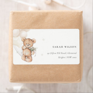 Joli Ours d'ivoire Balloon Floral Bunch Adresse ca