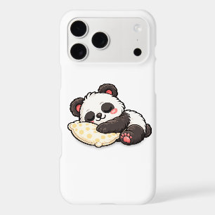 Joli panda endormi avec un oreiller