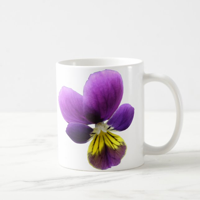 Joli Pansy Mug (Droite)