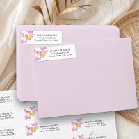 Joli Papillon Coral Gold Adresse de retour Label