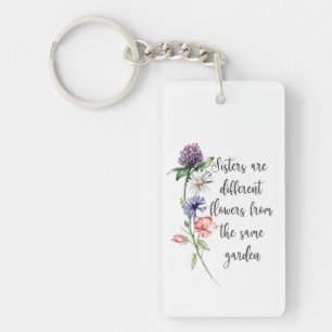 Joli Pastel Fleurs sauvages "Les soeurs sont. . ."