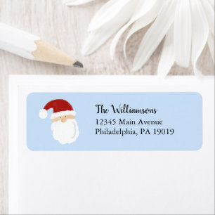 Joli Père Noël Visite Noël Adresse de retour