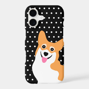 Joli petit Pembroke Welsh Corgi avec des pois