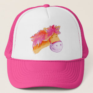 Joli poney peint / cheval casquette illustré