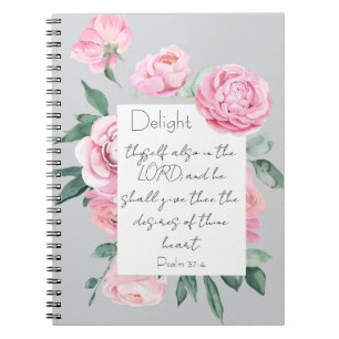 Joli Psaume rose Peony Womans Journal Dévotionnel