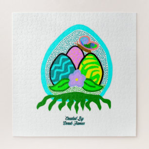 Joli puzzle des oeufs de Pâques 50,8 cm x 50,8 cm