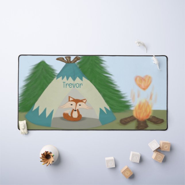 Joli renard solitaire (Tableau pour enfants)