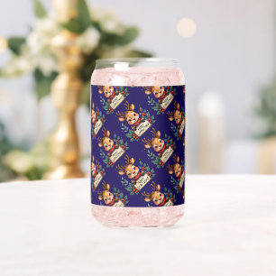 Joli renne de Noël avec Holly et signe