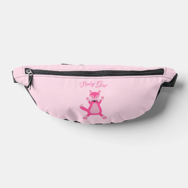 Joli rose bébé fille Fox personnalisé (Poser)