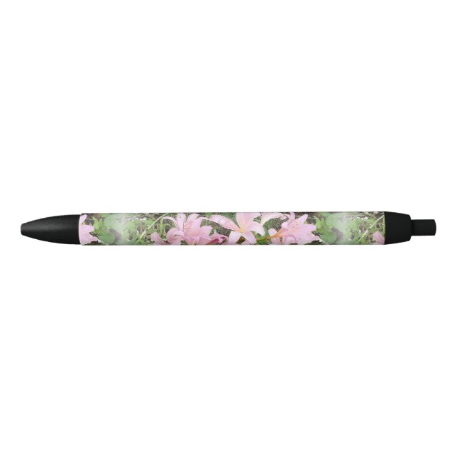 Joli rose Belladonna Lily Stylo personnalisé (Devant)