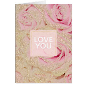 Joli rose Roses Gold Glam Parties scintillant étin