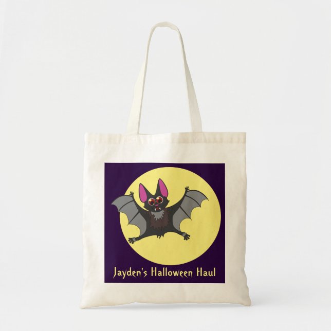 Joli sac à bonbons de chauve-souris vampire (Devant)