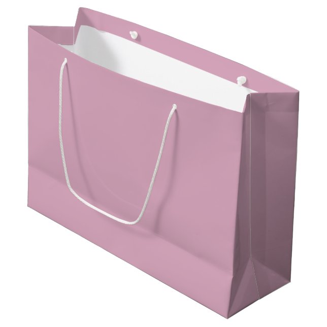 Joli Sac Cadeau Grand Rose Lavande (Devant Angle)