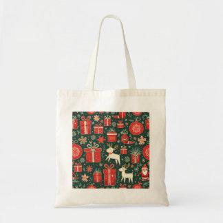 Joli sac éco de Noël